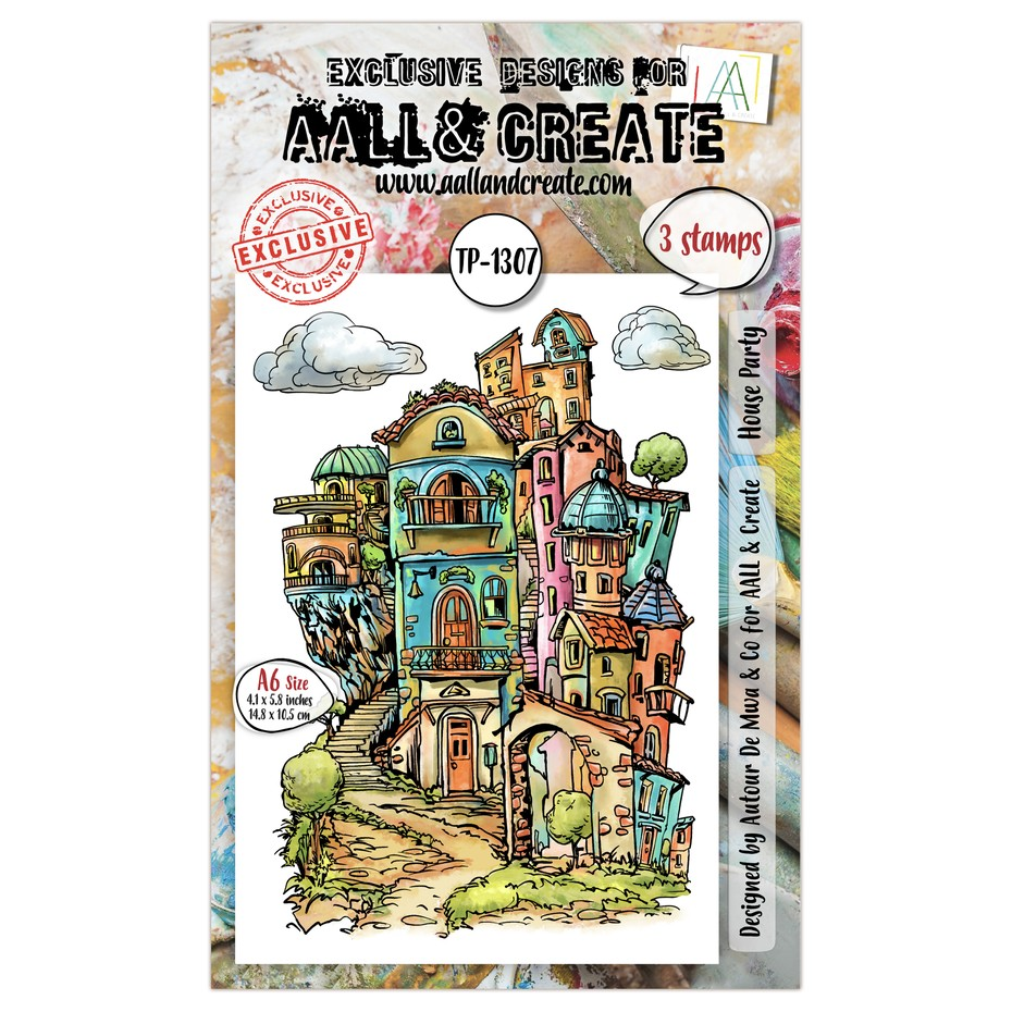AALL tropolis Stamp Set A6 House Party