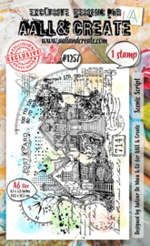 #1257 - A6 Stamp Set - Scenic Script