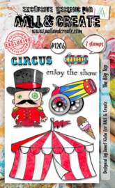 #1206 - A6 STAMP SET - THE BIG TOP