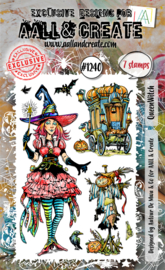 #1240 - A6 STAMP SET - QUEENWITCH