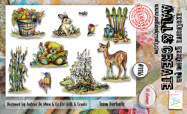 1116 - A6 STAMP SET - TEAM FURBALLS