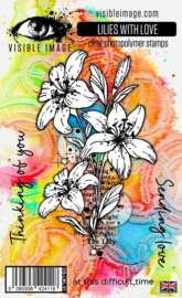 Lilies With Love A6 Stamp Set