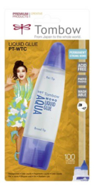 Tombow Liquid glue Aqua 50 ml met 2 tips-blister
