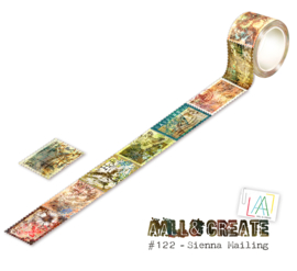 #122 - 25MM X 5M WASHI TAPE - SIENNA MAILING