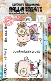 931 - A7 STAMP SET - MR & MRS