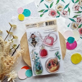 ORGANIC LOVE clear stamp A6