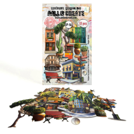 #86 - Ephemera Die-Cuts - Playful Streets