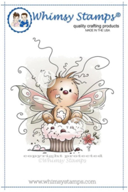 Cupcake Treat Rubber Cling Stamp