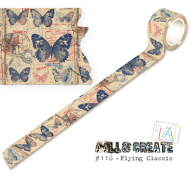 #116 - 25MM X 10M WASHI TAPE - FLYING CLASSIC