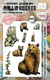 1097 - A7 STAMP SET - GRIZZLY HEIGHTS
