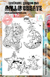 #910 - A5 CLEAR STAMP SET - BLAST AWAY