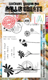 991 - A6 STAMP SET - PETAL PATH