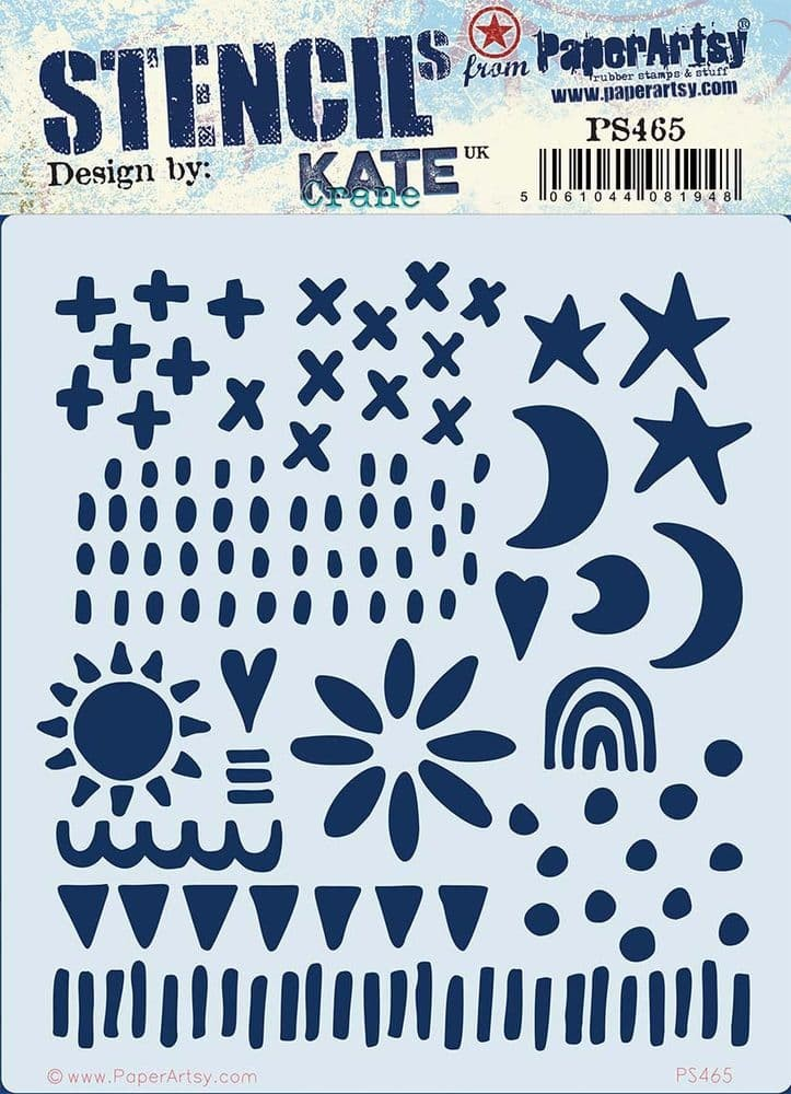 PA Stencil 465 {Kate Crane}