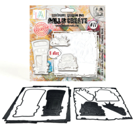 #77 - 18X18CM DIE-CUTTING DIE SET - CLIMBING WOODS