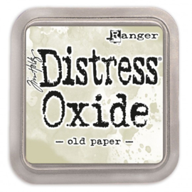 distress oxide old paper