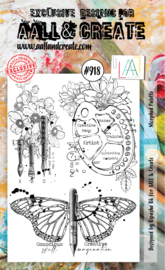 #918 - A6 CLEAR STAMP SET - MORPHED PALETTE