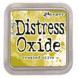 distress oxide crushed olive