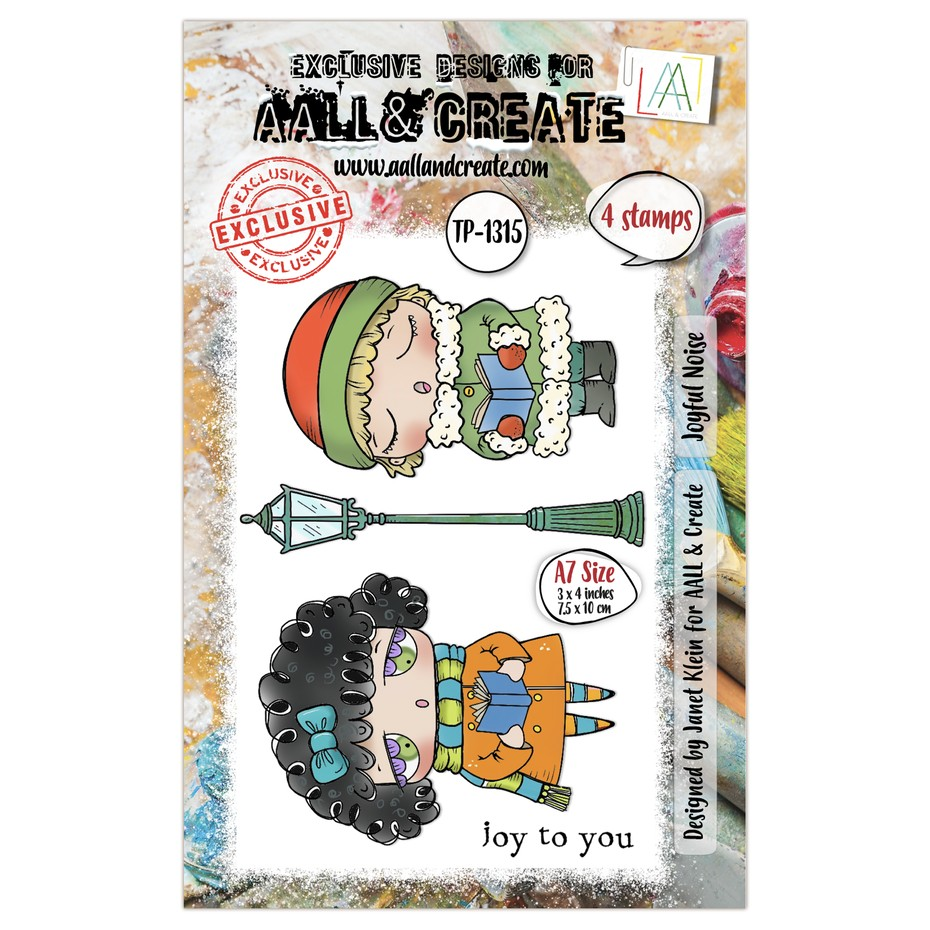Twinkles & Tidings A7 Stamp Set Joyful Noise
