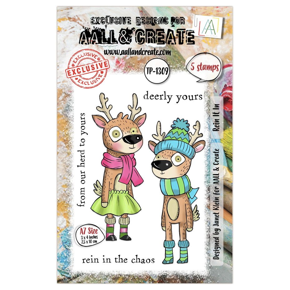 Twinkles & Tidings A7 Stamp Set Rein It In
