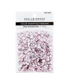 Rose Smooth Discs Sequins