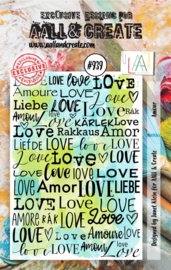 939 - A7 STAMP SET - AMOUR