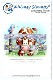 Hay, Whatzup, Buttercup Rubber Cling Stamp