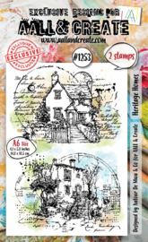 #1253 - A6 Stamp Set - Heritage Homes