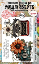 #1226 - A6 STAMP SET - LETTER PRESS