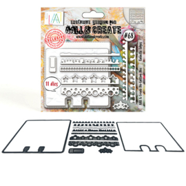 #68 - DIE-CUTTING DIE SET - GALACTIC EDGES