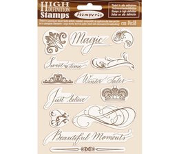 Natural Rubber Stamp Beautiful Moments