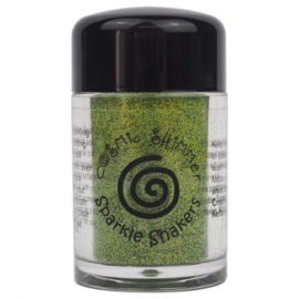 Cosmic Shimmer sparkle shaker lime green