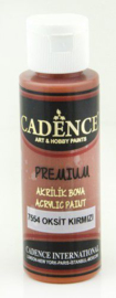 Premium acrylverf (semi mat) Oxide - rood