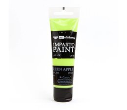 Finnabair Art Alchemy Impasto Paint Green Apple