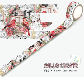 75 - WASHI TAPE - FREE THE BIRDS