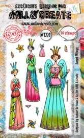 #1220 - A6 STAMP SET - ANGEL WINGS