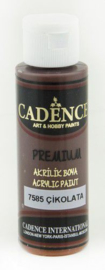 Premium acrylverf (semi mat) Chocolade bruin