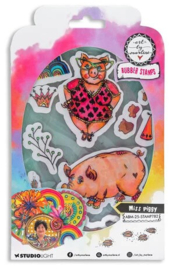 Miss Piggy Rubber Stamps