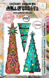 #1217 - A7 STAMP SET - TWINKLING PINES