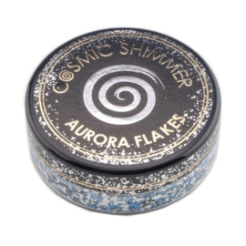 Cosmic Shimmer Aurora Flakes Blue Ice 50ml