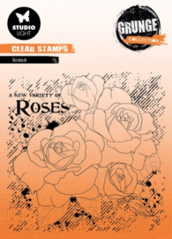 Roses Grunge Stamps