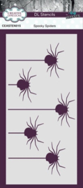 Stencil DL Spooky Spiders