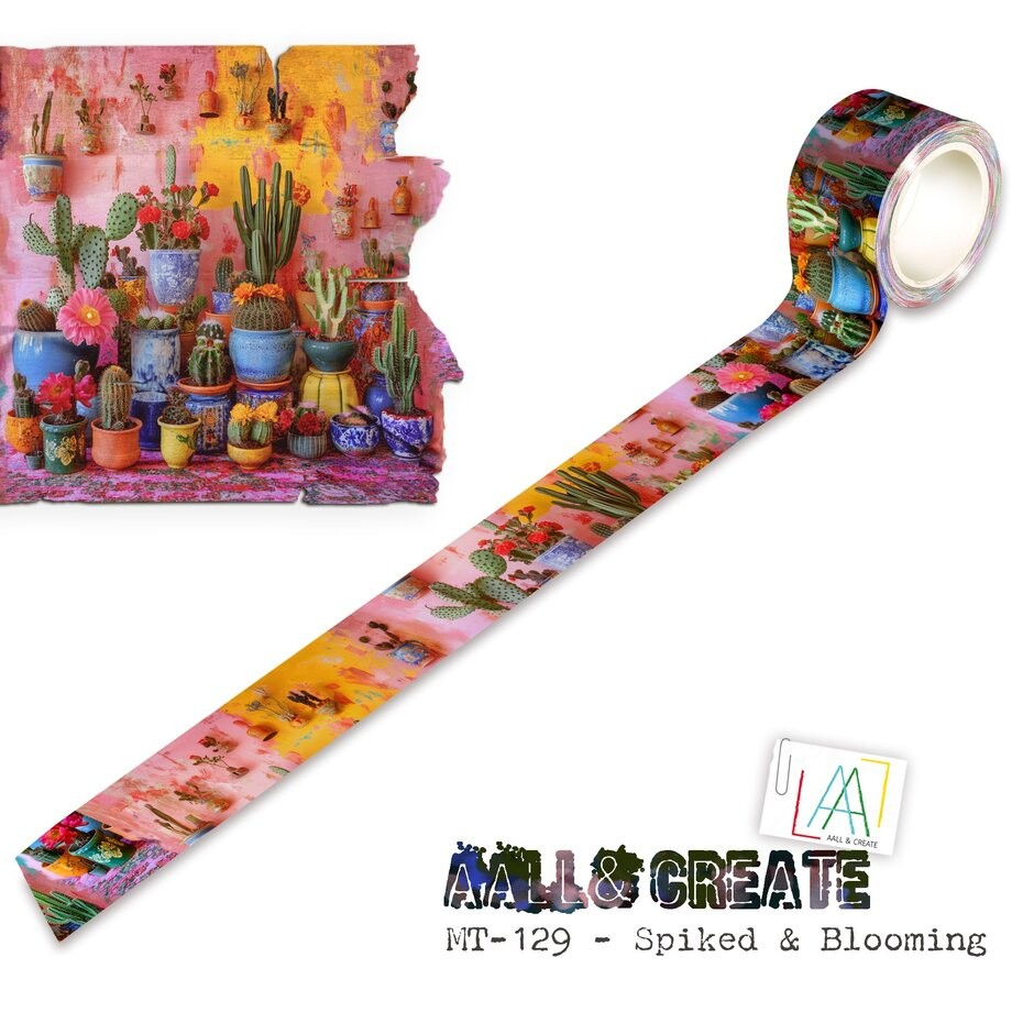 Layer-It-Up Washi Tape 25mm 10m Spiked & Blooming