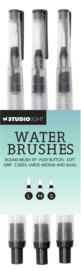 Water Brushes Fine/Medium/Large Tip