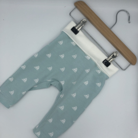 Babylegging mint groen met bootjes