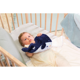Kaloo Petit Calme – Warmteknuffel Walvis