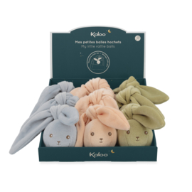 Kaloo Lapinoo – Rammelaar Konijn - blauw - rose - groen