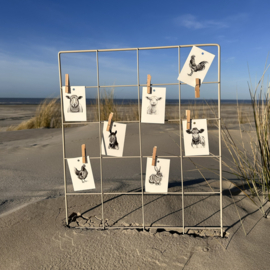 Cadeaulabels Boerderijdieren set van 7