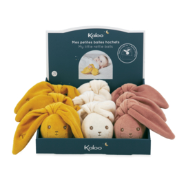Kaloo Lapinoo – Rammelaar Konijn - geel - creme - roze