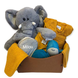 Cadeaumand van Vilt - Olifant