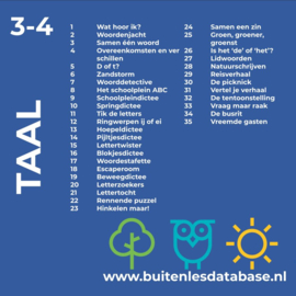 De Buitenlesdatabase Groep 3-4